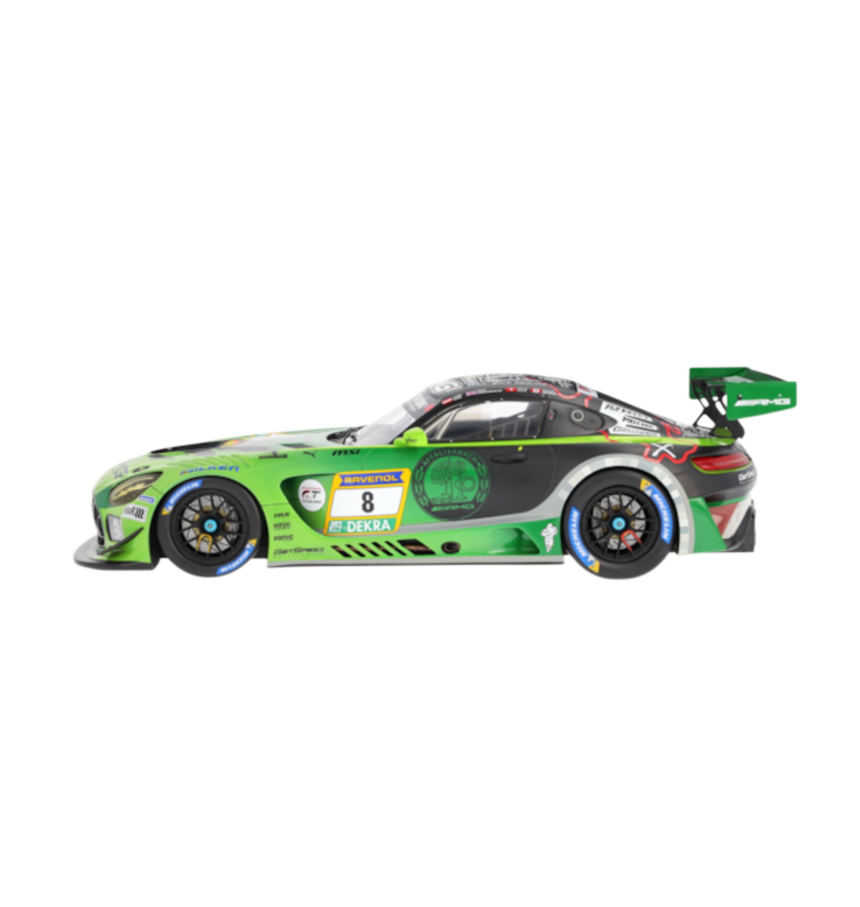 Mercedes-AMG GT3 “130 Years of Motorsport” C190 – Green Magno 1:18 Scale Model Car - by Minimax