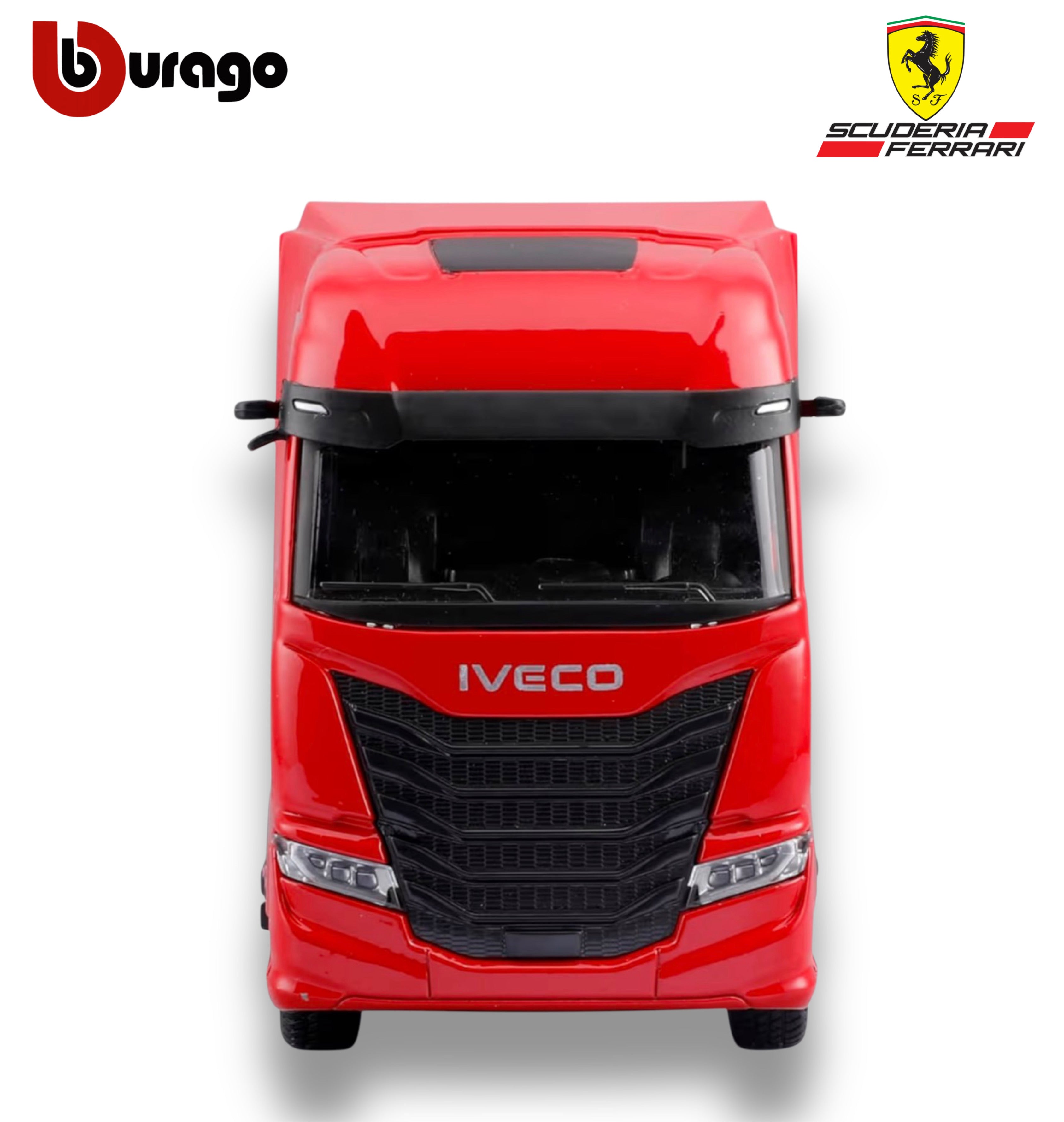 Iveco S-Way 570 Racing Transport with Ferrari SF-24 #16 Charles Leclerc – 1:43 Diecast Model