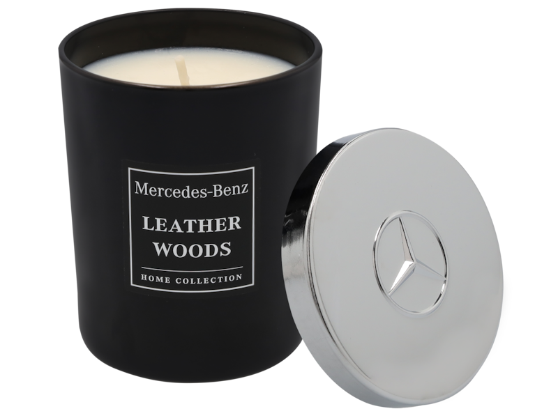 Mercedes-Benz Scented Candle, Leather Woods, 180 g