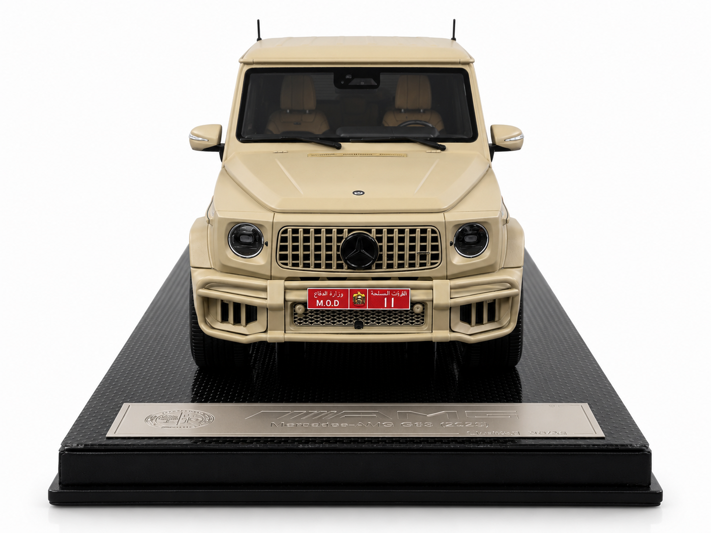 SE Models Mercedes-Benz AMG G63 2025 – Military Sand Beige (1:18 Resin, Limited to 63 pcs # 22/63)