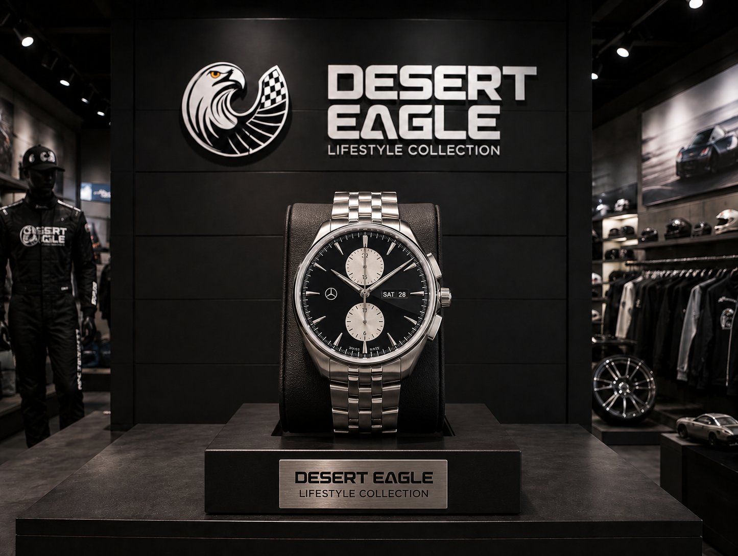 Swiss Made, Mercedes-Benz Automatic Chronograph – Men’s Business Watch