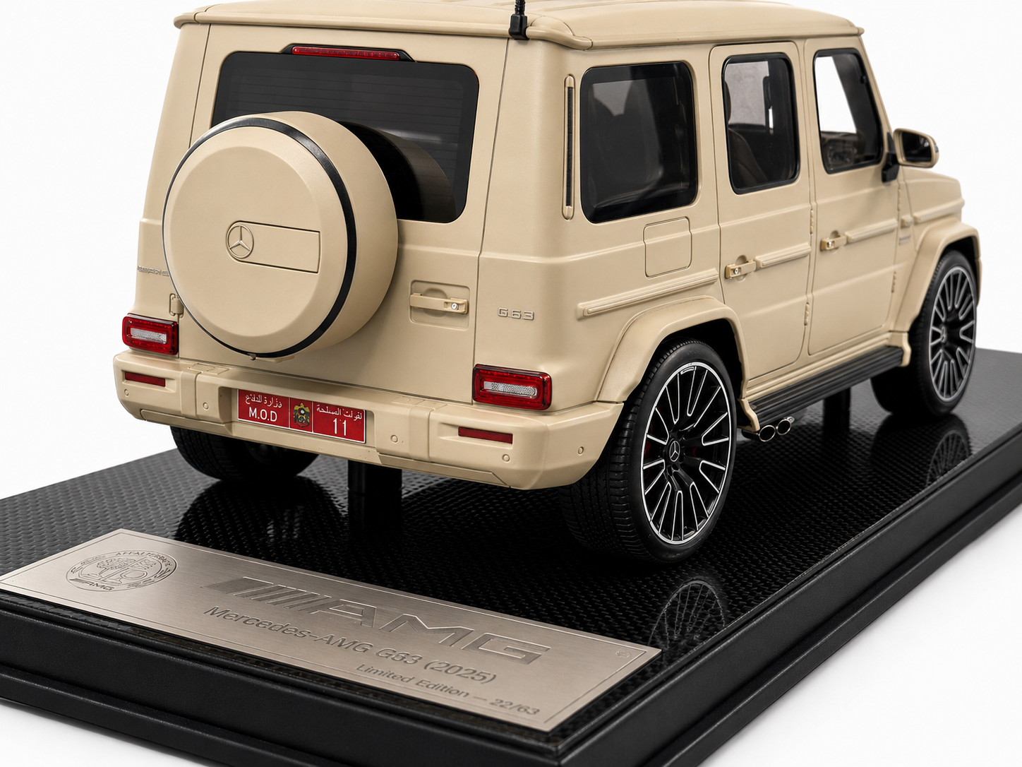 SE Models Mercedes-Benz AMG G63 2025 – Military Sand Beige (1:18 Resin, Limited to 63 pcs # 22/63)