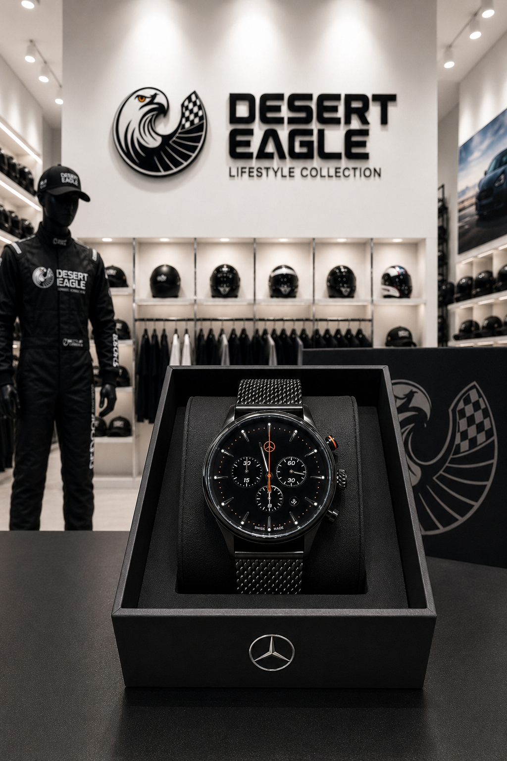 Mercedes-Benz Sport Fashion Chronograph Watch – Swiss Made