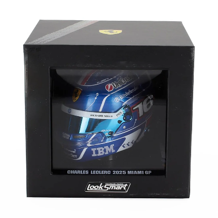 Scuderia Ferrari | #16 Leclerc Miami GP 2025 1:5 Mini Helmet