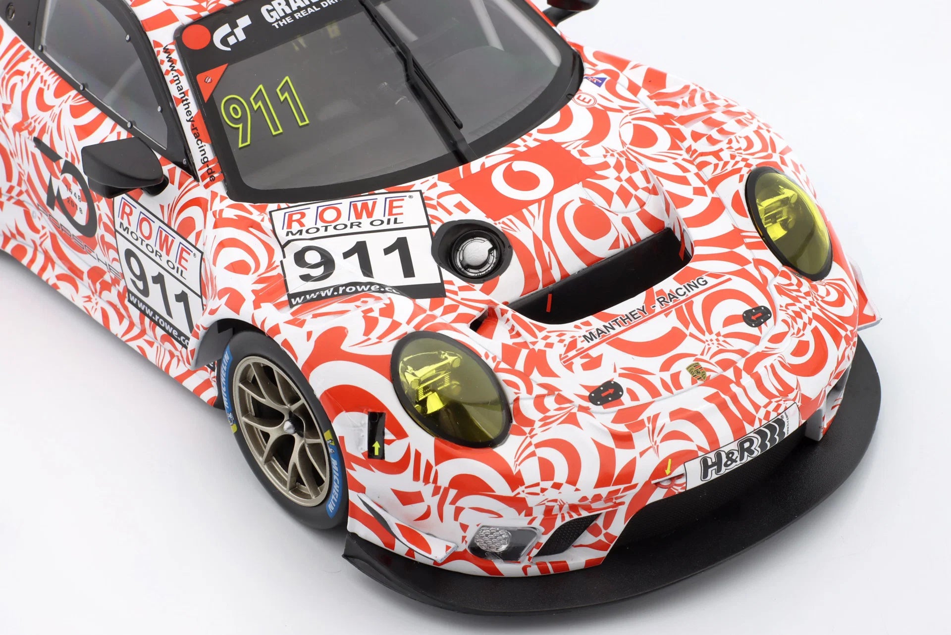 Porsche 911 GT3 R #911 Manthey Racing – VLN 9 Nürburgring 2018 – IXO 1:18 Diecast Model