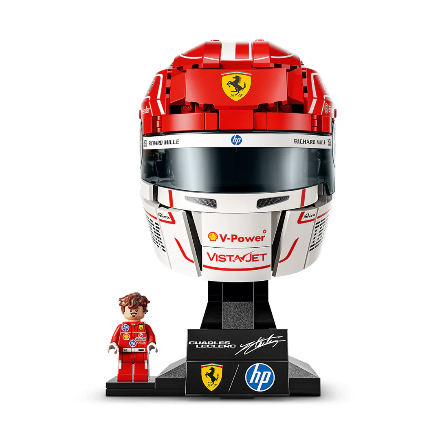 #16 Leclerc Scuderia Ferrari LEGO Helmet