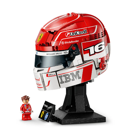 #16 Leclerc Scuderia Ferrari LEGO Helmet