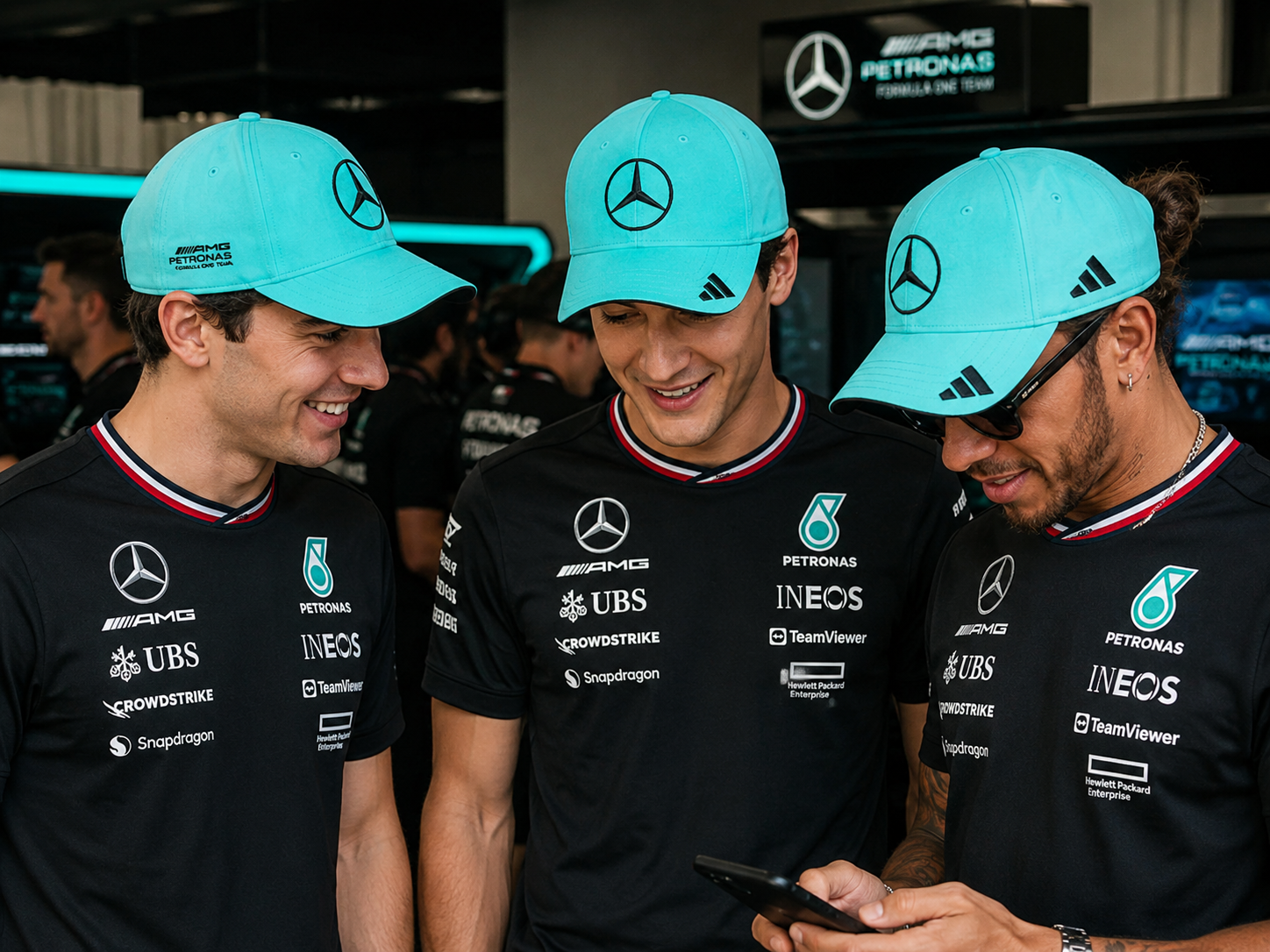 Mercedes-AMG F1 Team Cap – Turquoise Edition