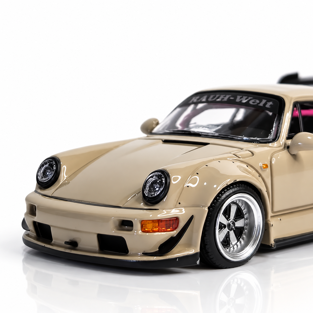 Porsche RWB 964 Champagne Gold Edition | Time Micro 1:64 Scale