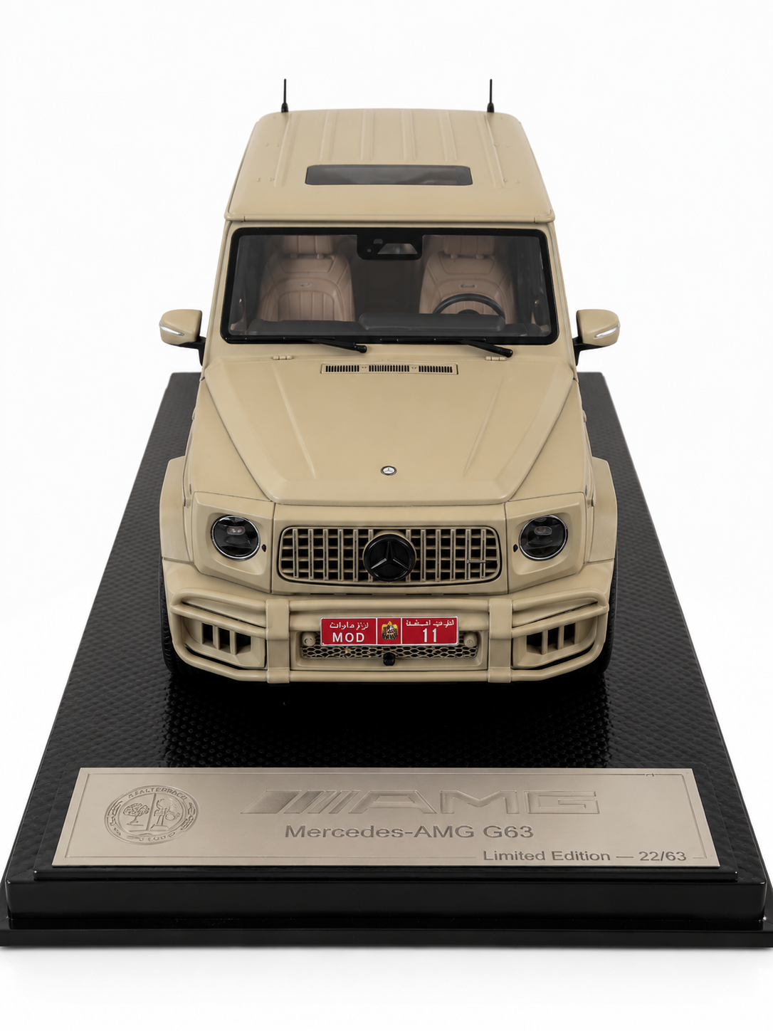 SE Models Mercedes-Benz AMG G63 2025 – Military Sand Beige (1:18 Resin, Limited to 63 pcs # 22/63)