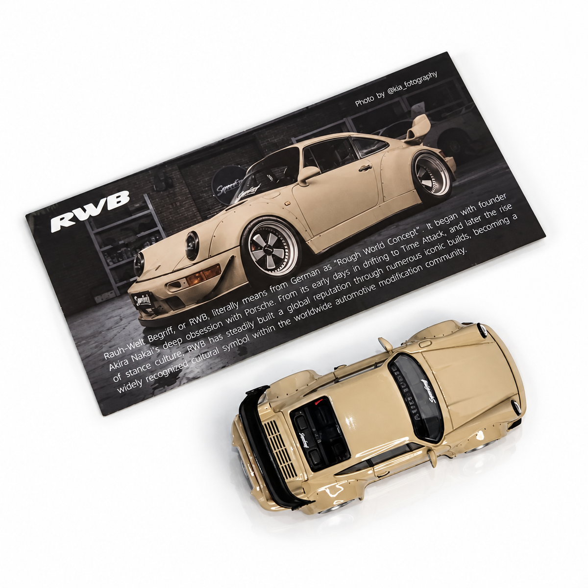 Porsche RWB 964 Champagne Gold Edition | Time Micro 1:64 Scale