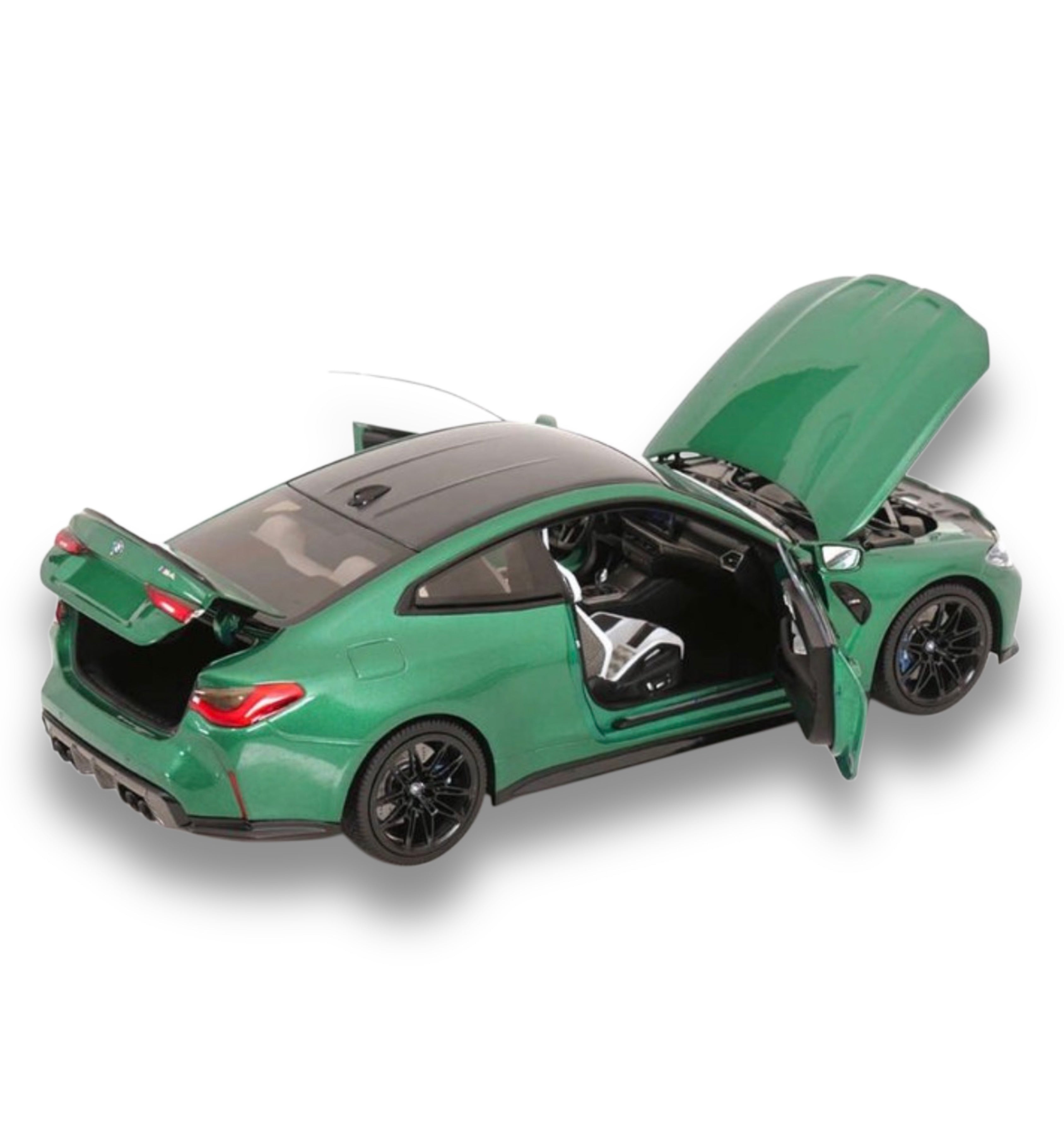 MiniChamps 1:18 BMW M4 2024 – HQ Diecast Model with Four Openings