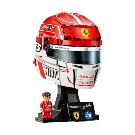 #16 Leclerc Scuderia Ferrari LEGO Helmet
