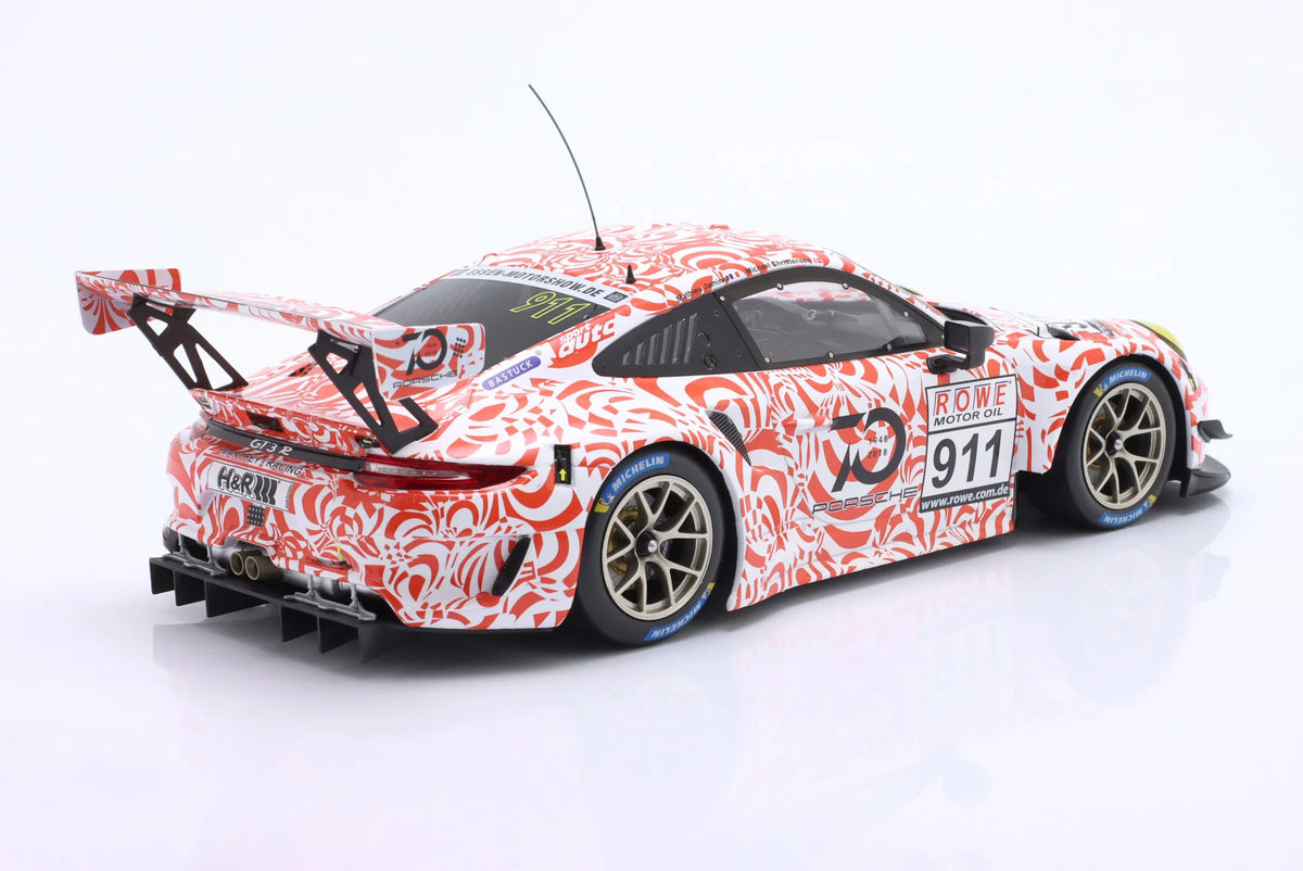 Porsche 911 GT3 R #911 Manthey Racing – VLN 9 Nürburgring 2018 – IXO 1:18 Diecast Model