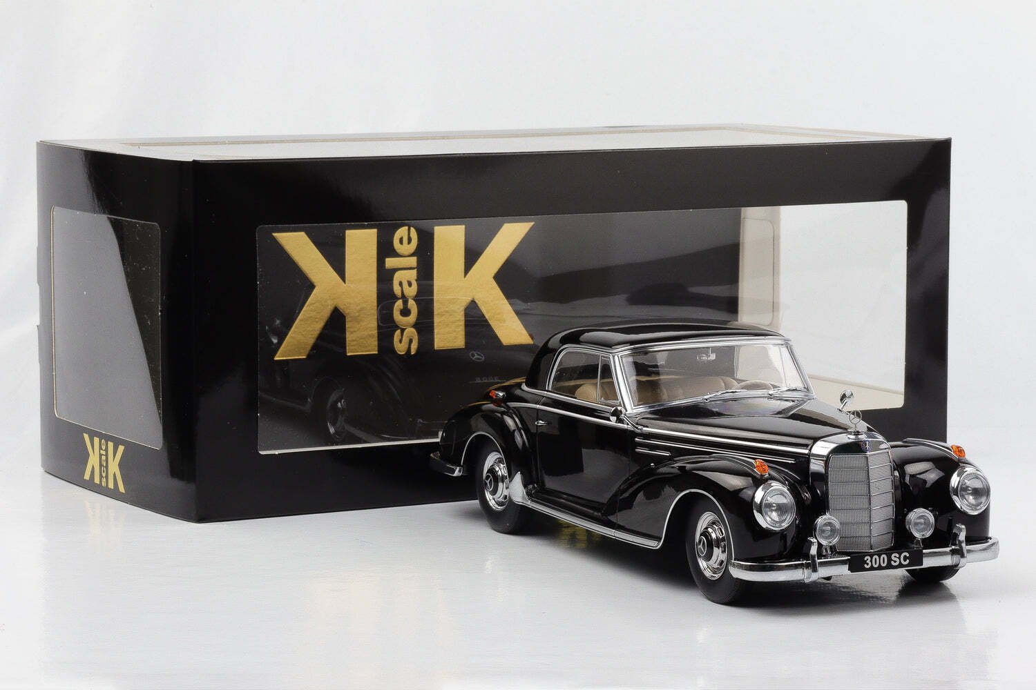 KK Scale 1:18 Mercedes-Benz 300 SC Coupé 1955 – Black