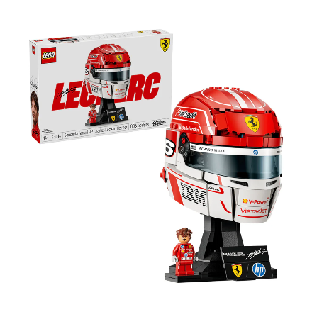 #16 Leclerc Scuderia Ferrari LEGO Helmet