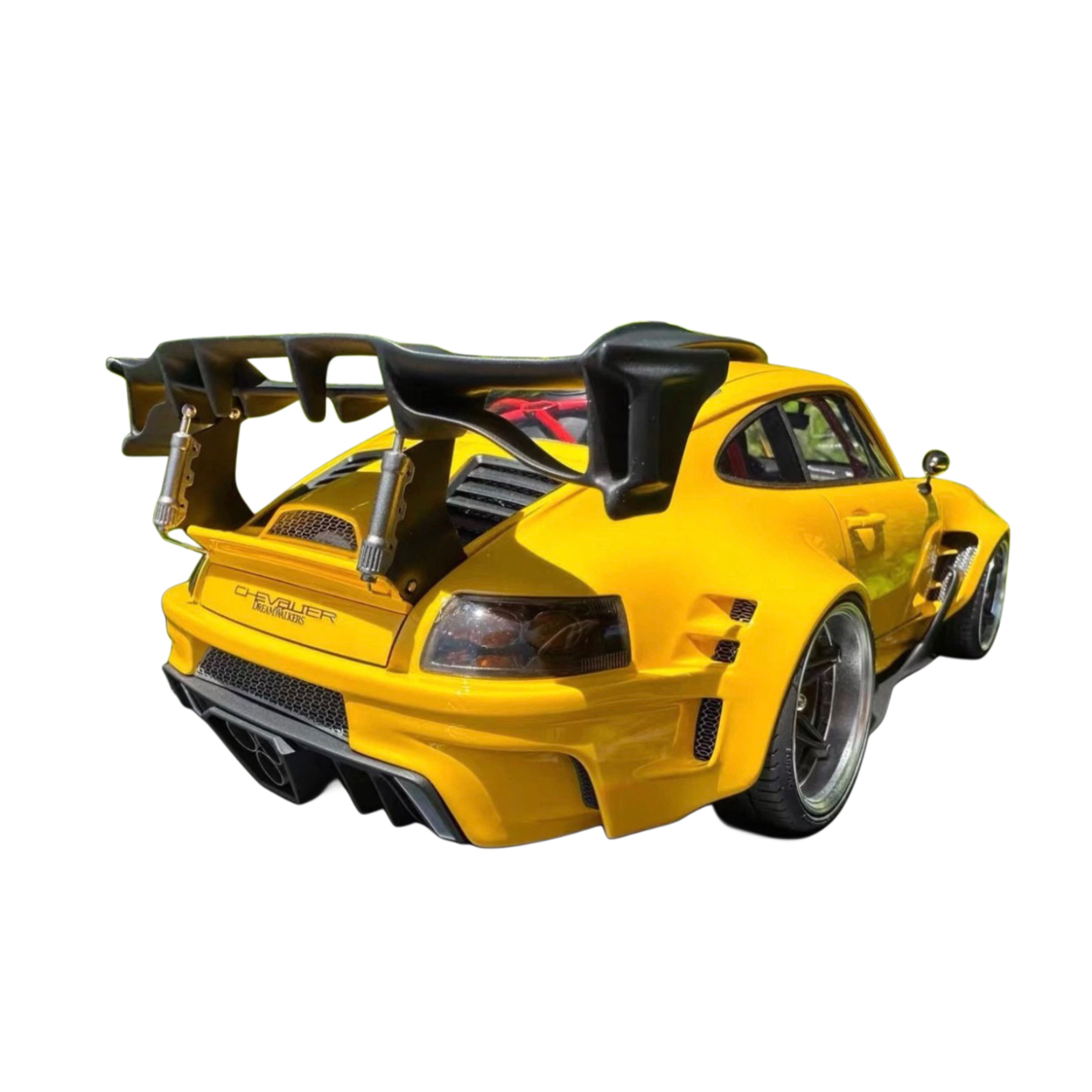 Porsche 911 Chevalier DreamWalkers Yellow 1:18 Resin Model – Limited Edition - Striking Yellow