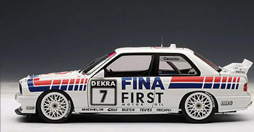 AUTOart 1:18 BMW M3 DTM 1992 – FINA First Motorsport – Rare Collector’s Edition