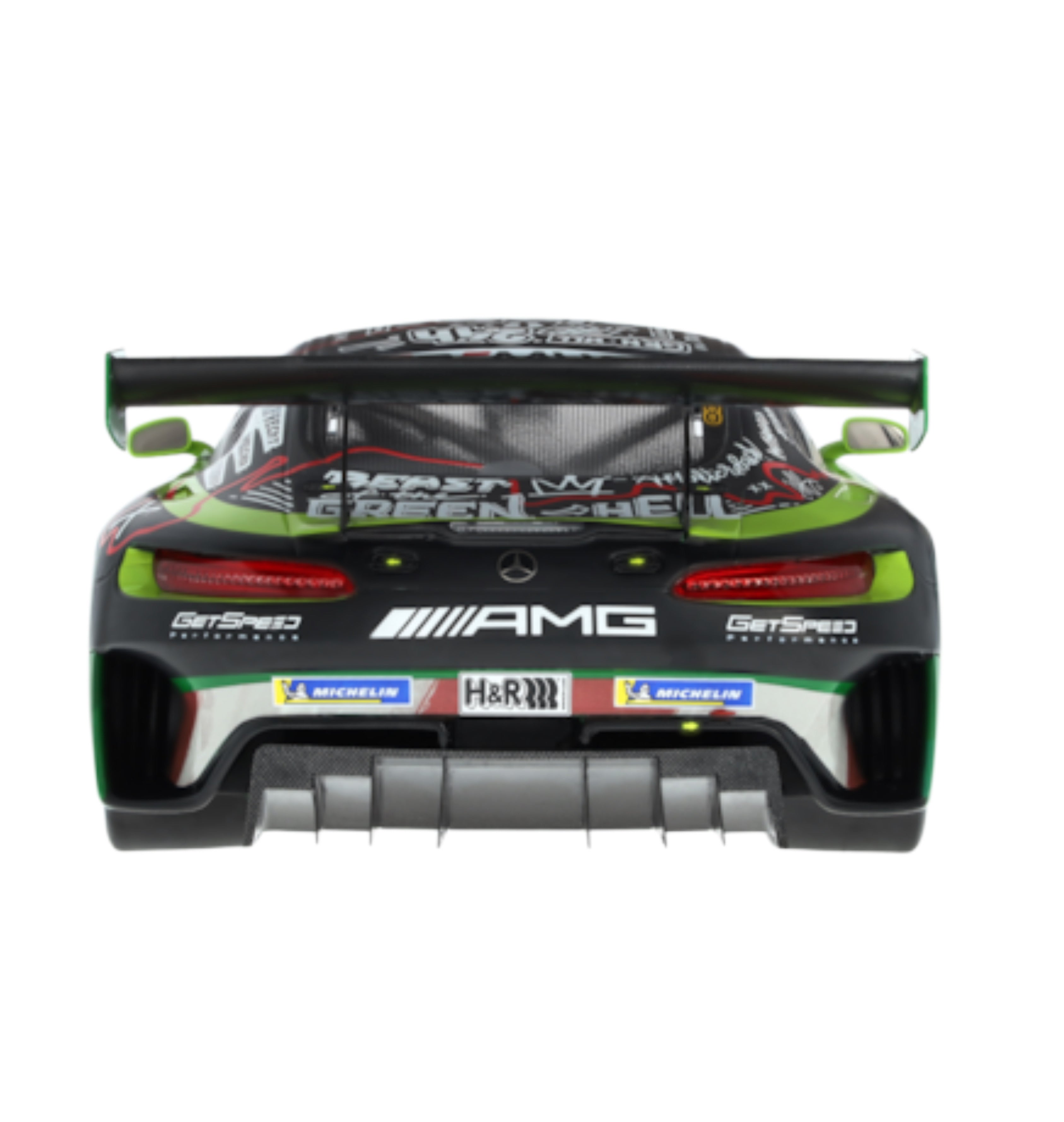 Mercedes-AMG GT3 “130 Years of Motorsport” C190 – Green Magno 1:18 Scale Model Car - by Minimax