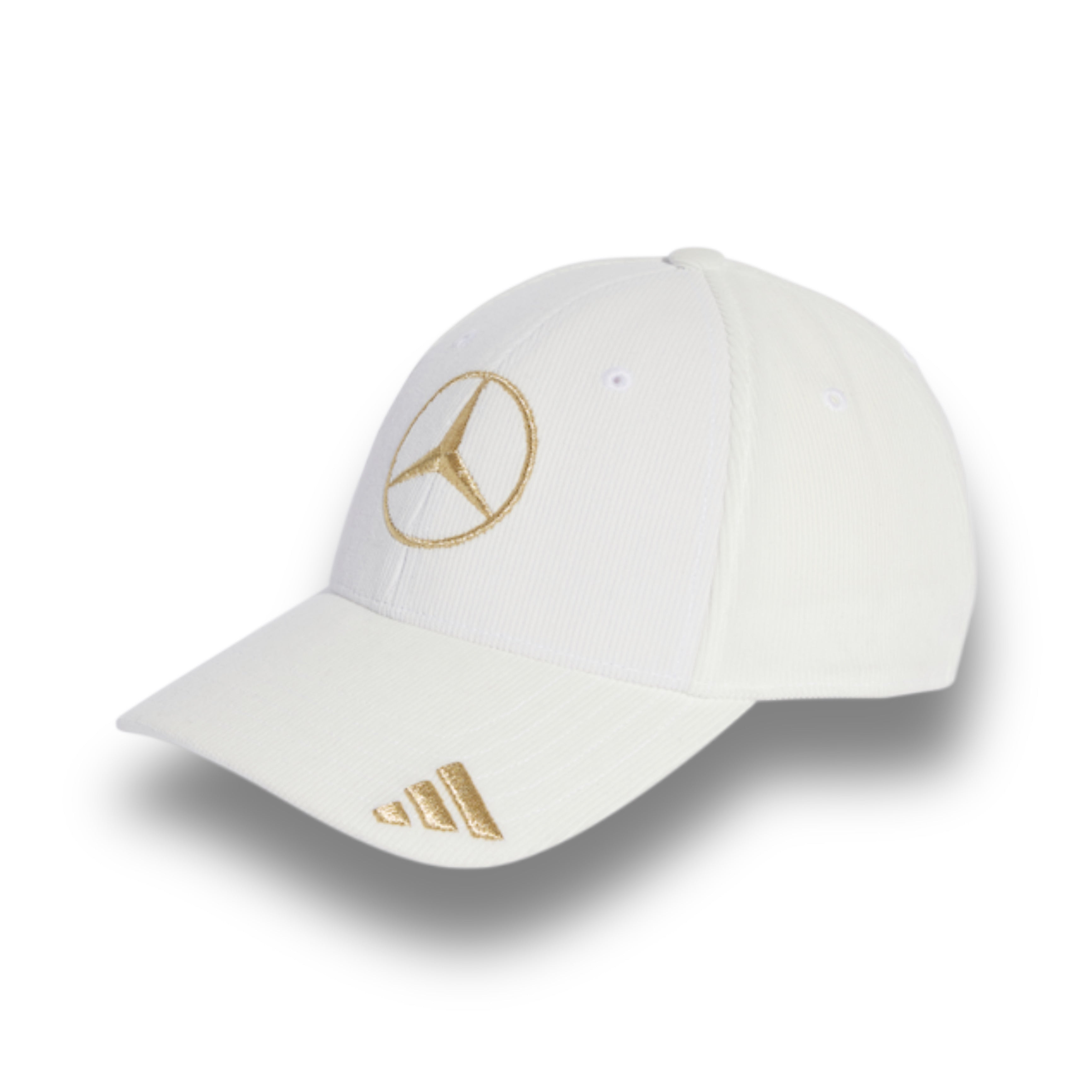 Adidas Mercedes-Benz White & Gold Special Edition Cap