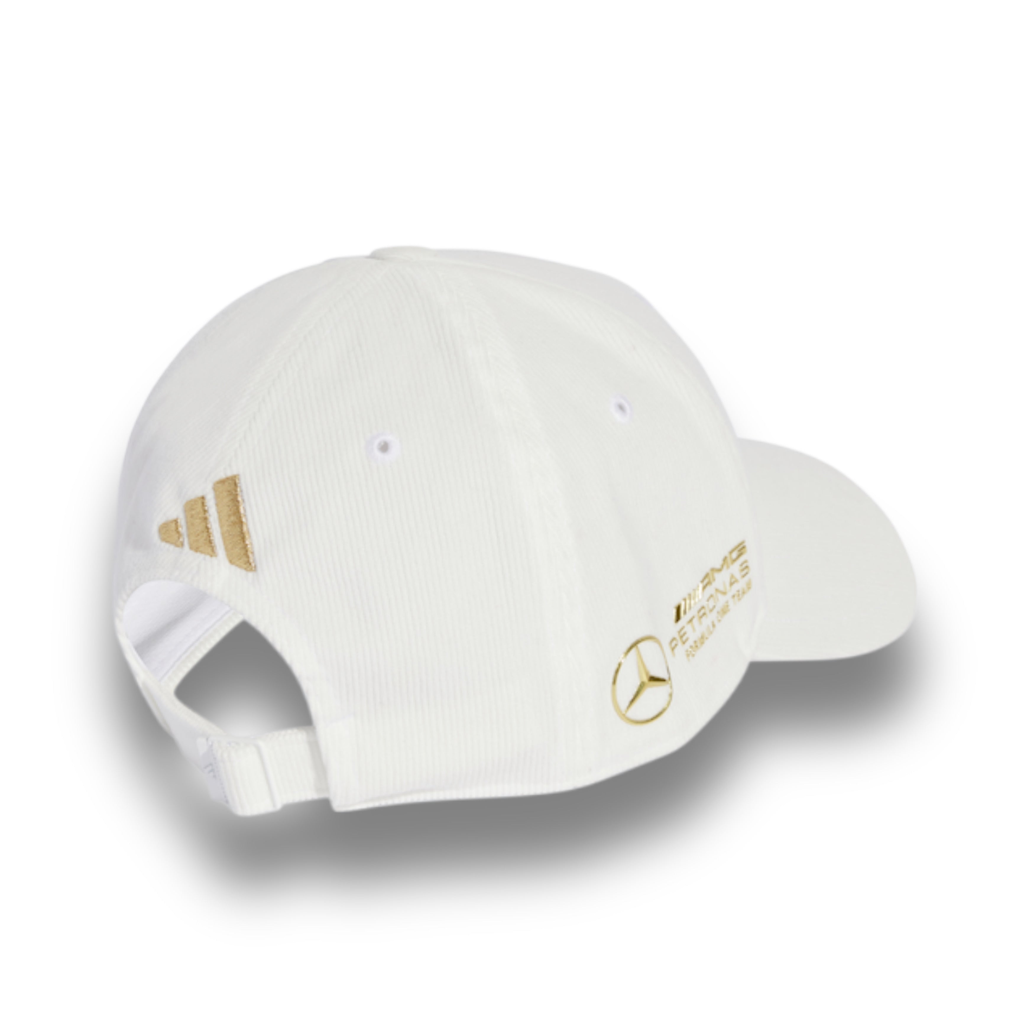 Adidas Mercedes-Benz White & Gold Special Edition Cap