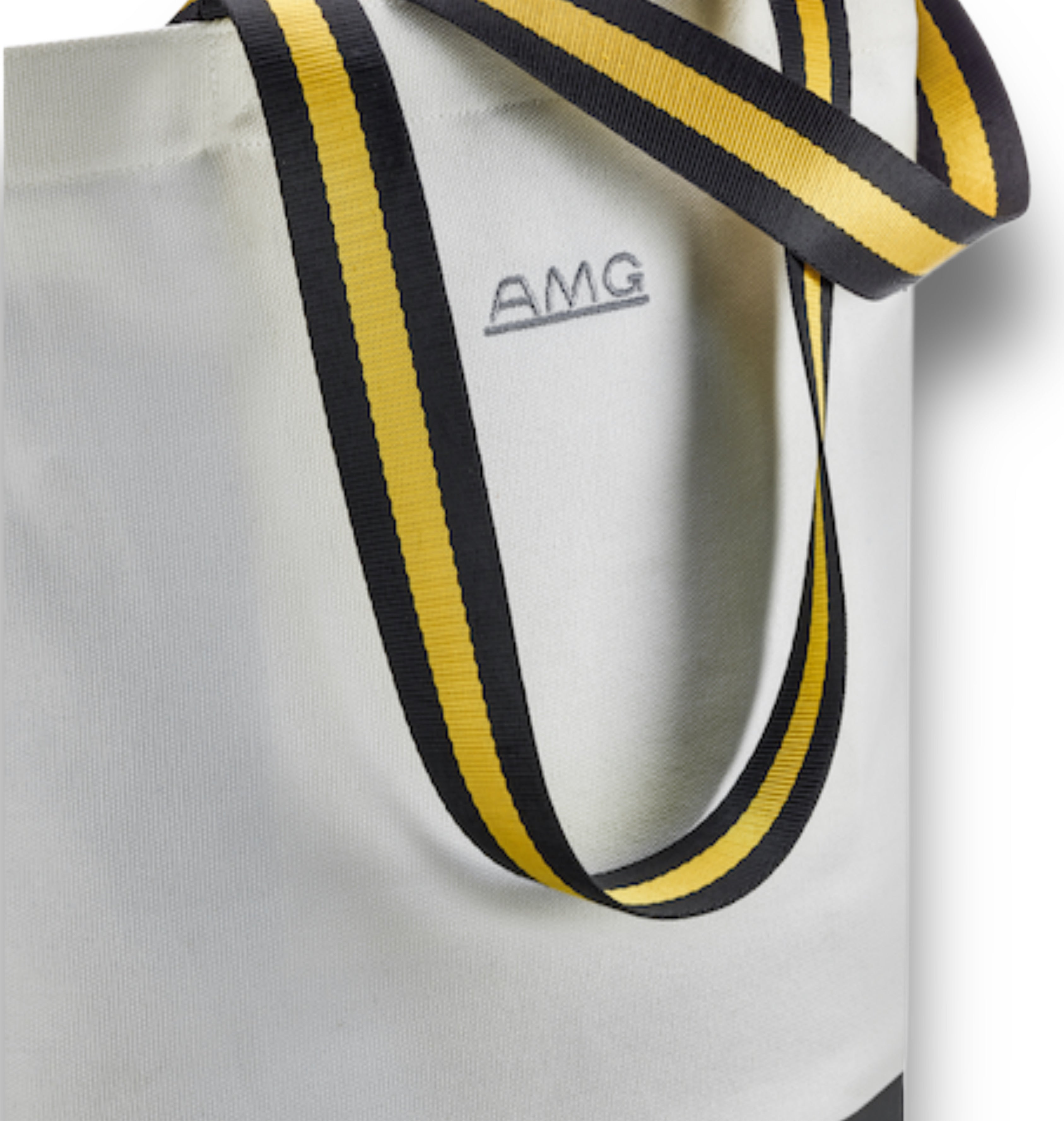 MERCEDES-AMG, Shopping Bag, White & Black