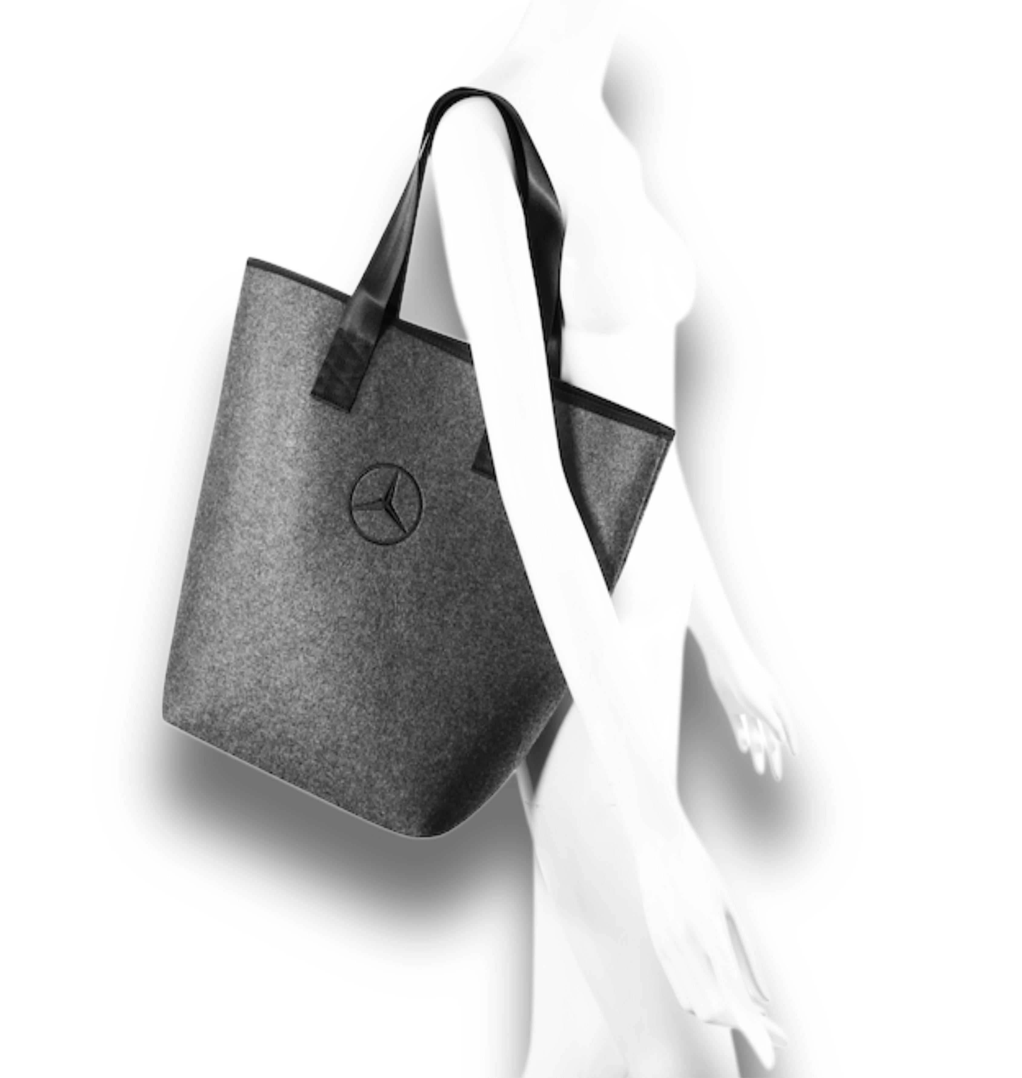 MERCEDES-BENZ Shopping Bag, Grey