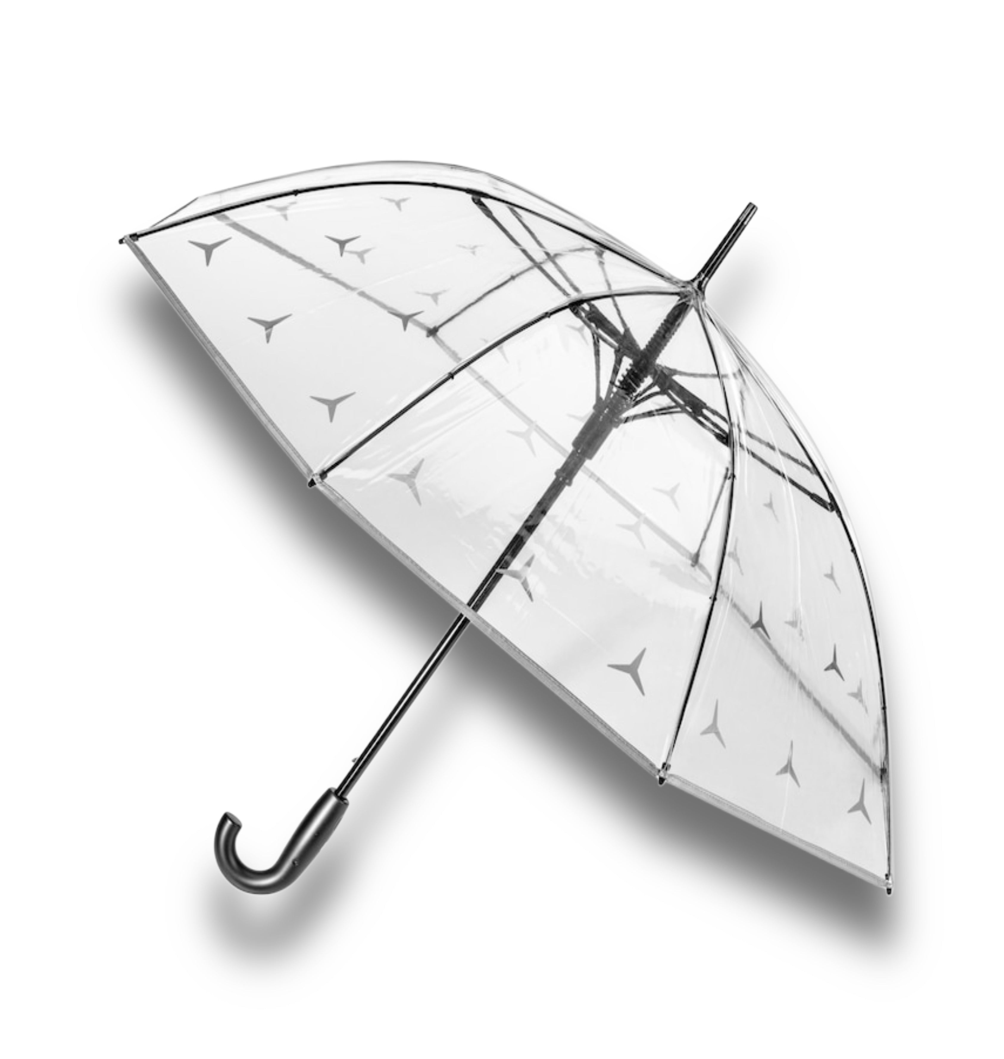 Mercedes-Benz Umbrella, Transparent/Silver-Coloured