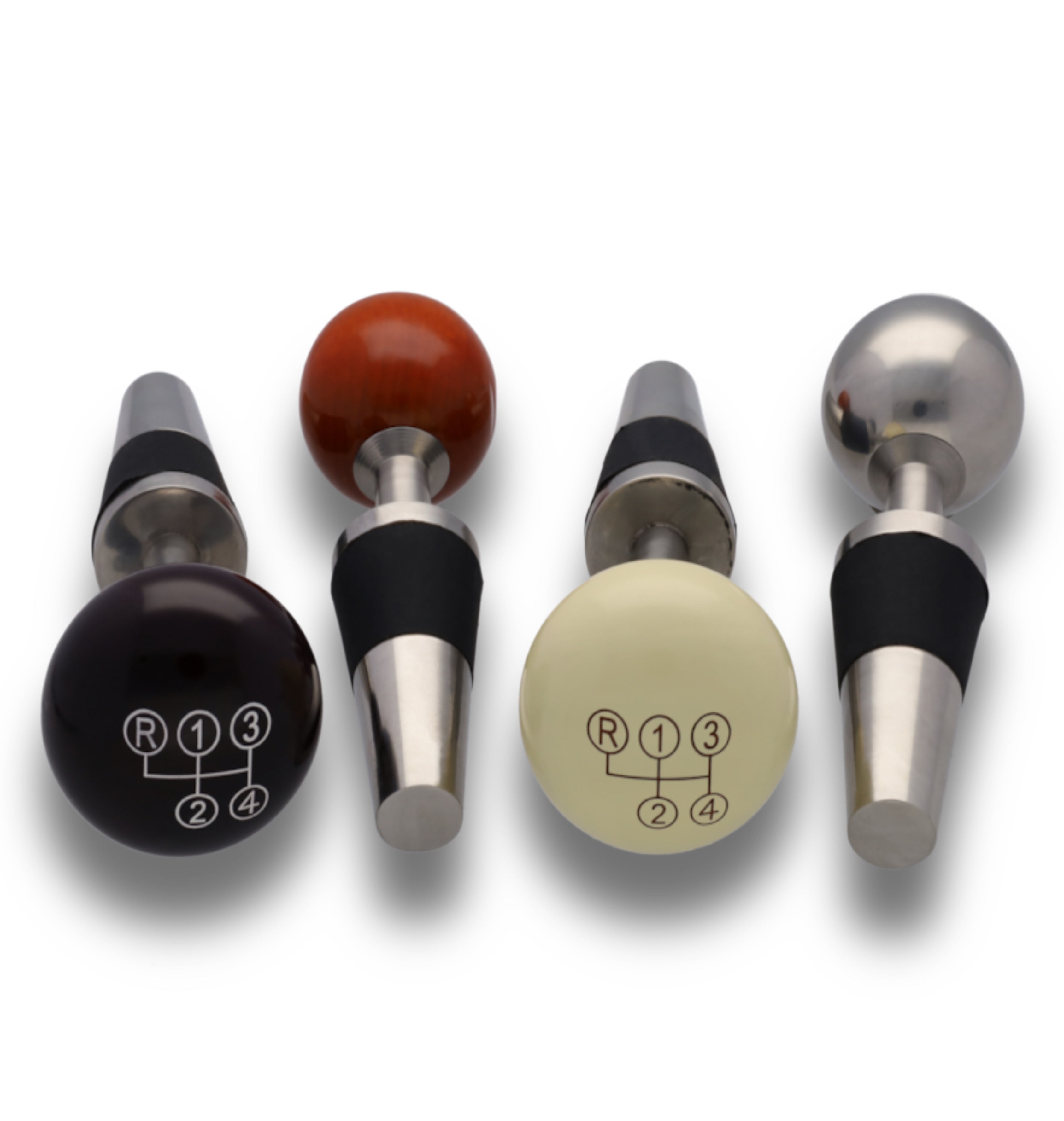 Mercedes-Benz  Wine Stoppers, Set of 4, Gear Knob Design