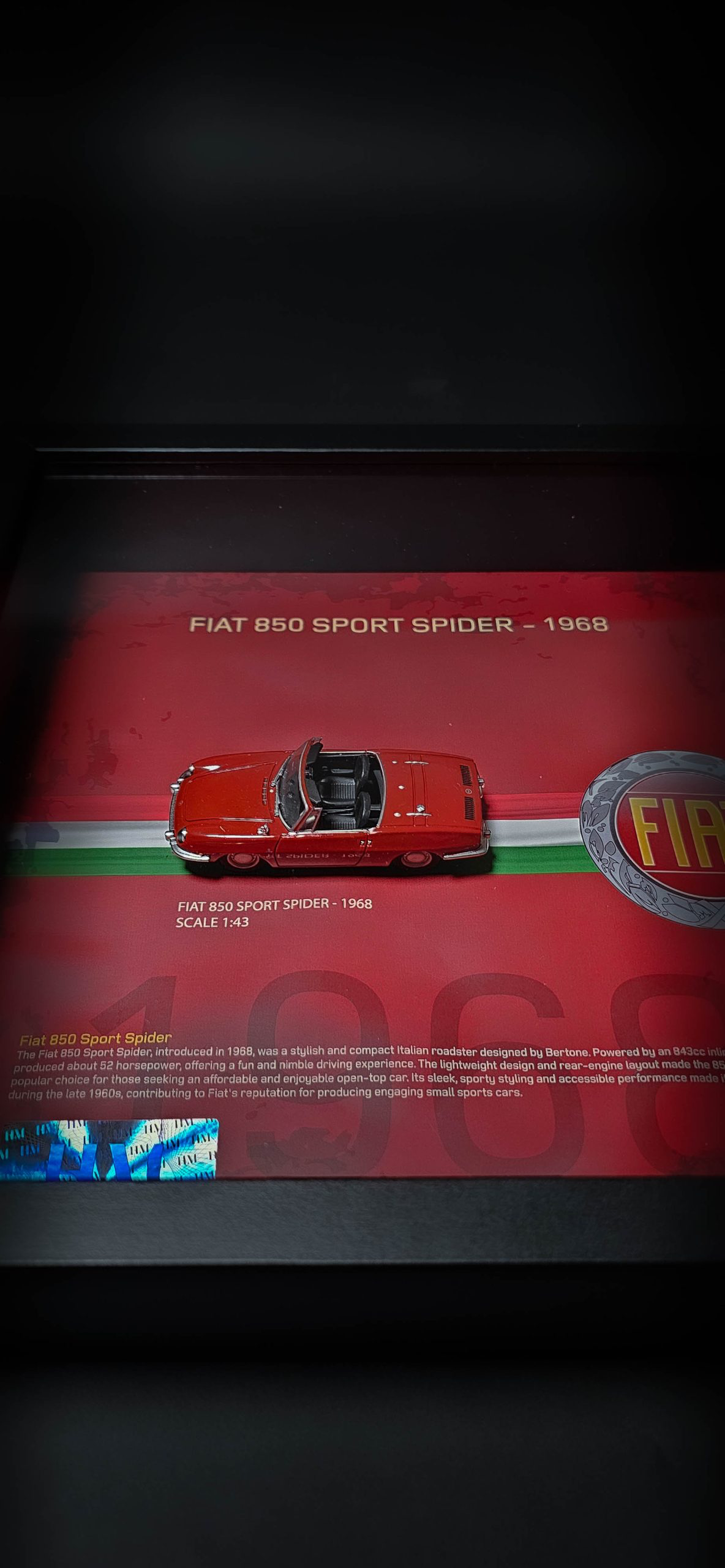 1968 – Fiat 850 Sport Spider